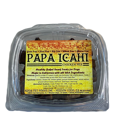 Koda Pet - Papa Icahi Chicken, Salmon & Beef Mix Treat