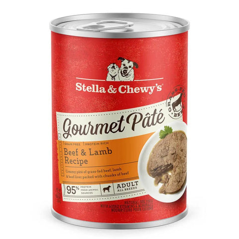 Stella & Chewy's - Gourmet Pate Beef & Lamb - Wet Dog Food - 12.5oz
