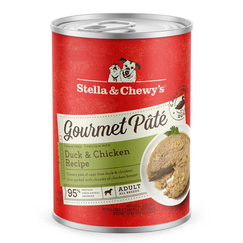Stella & Chewy's - Gourmet Pate Duck & Chicken - Wet Dog Food - 12.5oz