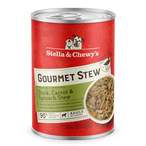 Stella & Chewy's - Gourmet Stew Duck Carrot & Spinach - Wet Dog Food - 12.5oz