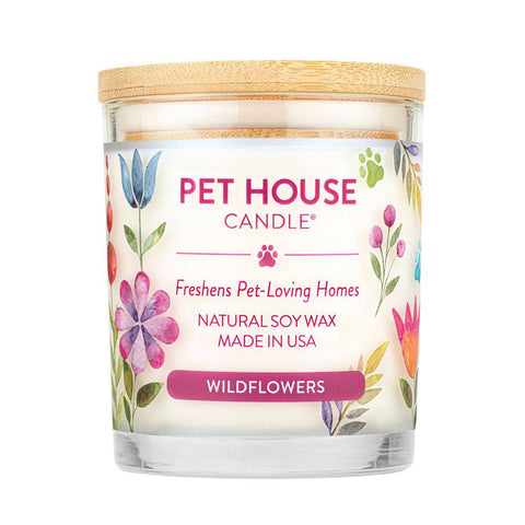 One Fur All - Pet House Candle Wildflowers