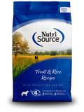 NutriSource - Trout & Rice Recipe - Dry Dog Food - Various Sizes