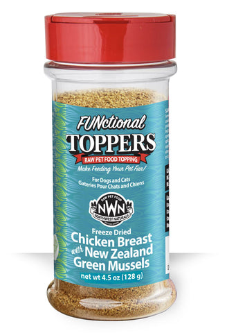 Northwest Naturals - Functional Toppers Freeze-Dried Chicken Breast with New Zealand Green Mussels
