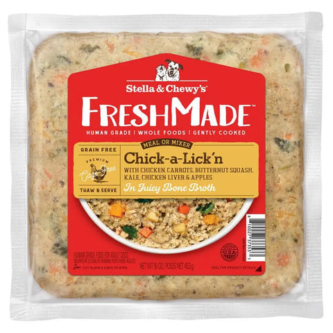 Stella & Chewy's - Freshmade Chick-A-Lick'N - Gently Cooked Dog Food - 16oz (Local Hillsborough County Delivery Only)