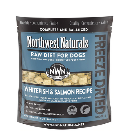 Northwest Naturals - Whitefish & Salmon - Freeze-Dried Dog Food - 12oz