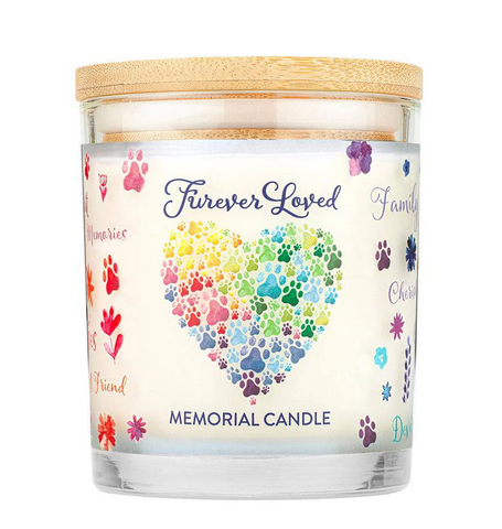 One Fur All - Furever Loved Memorial Candle
