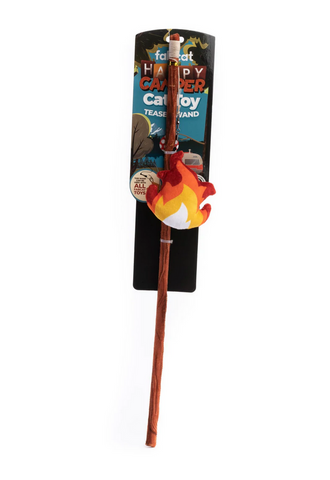 Fab Cat - Happy Camper Teaser Wand Cat Toy