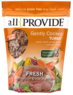 All Provide - Gently Cooked Turkey - Gently Cooked Dog Food - 2 lb (Hillsborough County FL Delivery Only)