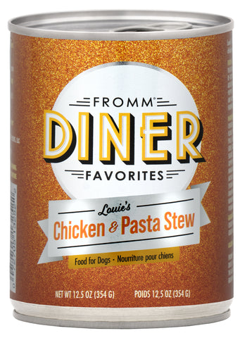 Fromm - Diner Favorites Louie's Chicken & Pasta Stew - Wet Dog Food - 12.5oz