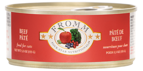 Fromm - Four-Star Beef Pate - Wet Cat Food - 5.5oz