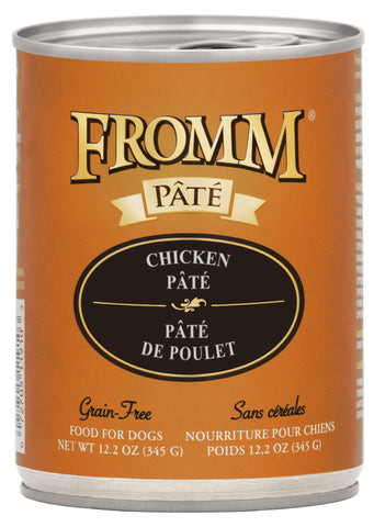 Fromm - Chicken Pate - Wet Dog Food - 12.2oz