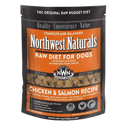 Northwest Naturals - Chicken & Salmon Nuggets - Raw Dog Food - 6 lb (Hillsborough County FL Delivery Only)