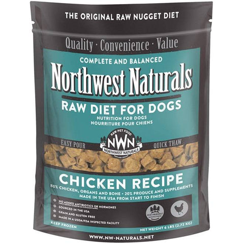 Northwest Naturals - Chicken Nuggets - Raw Dog Food - 6 lb (Hillsborough County FL Delivery Only)