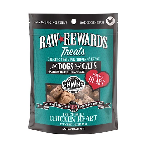 Northwest Naturals - Freeze-Dried Raw Rewards Chicken Heart Treat