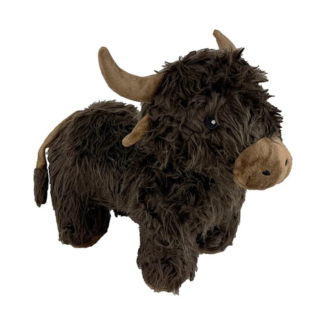 PetLou - Dark Brown Highland Cow 16"