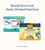 My Perfect Pet - Frozen Cat Grain-Free Low Phosphorus Controlled Phosphorus Chicken - Gently Cooked Cat Food - 3.5 lb (Local Delivery Only)