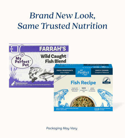 My Perfect Pet - Farrah's Fish Blend - Gently Cooked Dog Food - 4 lb (PRE-ORDER-Local Delivery Only)