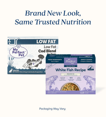 My Perfect Pet - Low Fat Cod Blend - Gently Cooked Dog Food - 4 lb (Local Delivery Only)