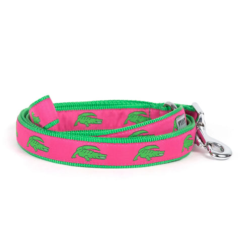 The Worthy Dog - Alligators Pink Lead
