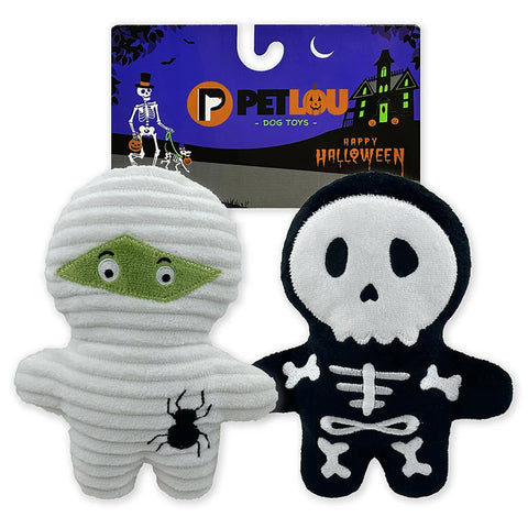 PetLou - Trick or Treat Pals Mummy & Bone 7"