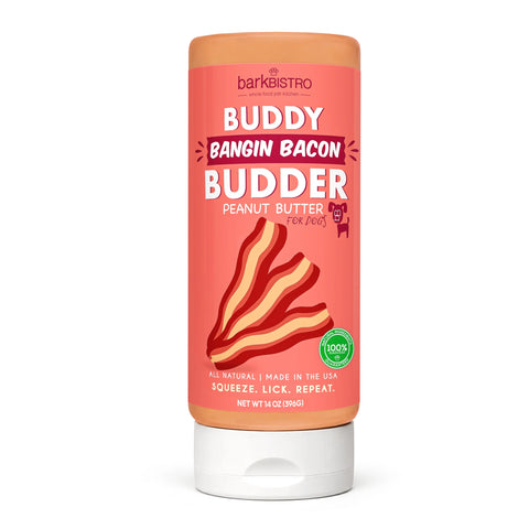 Bark Bistro - Bangin Bacon Buddy Budder Peanut Butter Squeeze Bottle