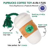 Chewffon - Pupcoffee Squeaky Plush Toy