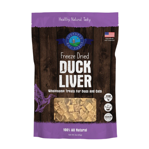 Shepherd Boy Farms - Freeze-Dried Duck Liver Treat