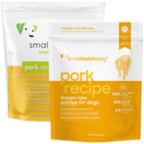 Small Batch - Pork Batch Patties - Raw Dog Food - 6 lb (Local Delivery Only)