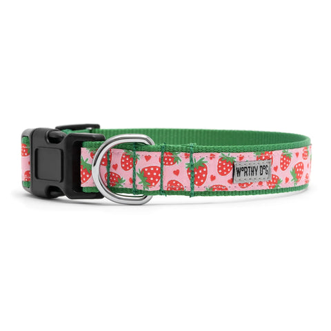 The Worthy Dog - Strawberries Collar