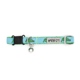 The Worthy Dog - Alligators Blue Cat Collar