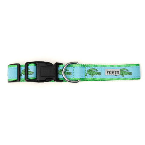 The Worthy Dog - Alligators Blue Collar