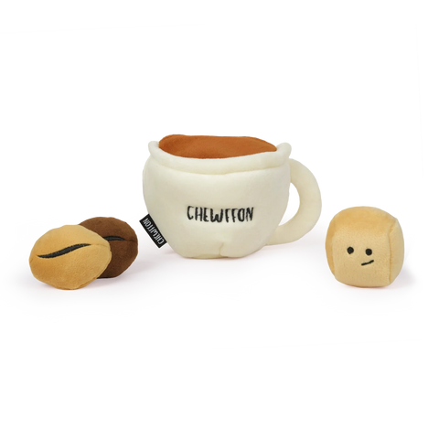 Chewffon - Espresso Squeaky Dog Toy