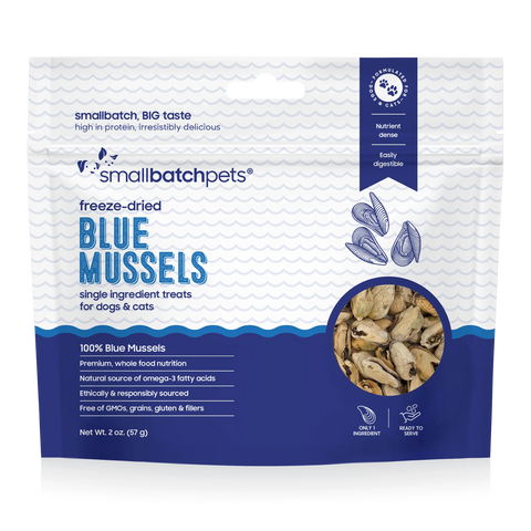 Small Batch - Freeze-Dried Blue Mussels