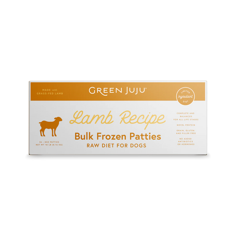 Green Juju - Frozen Lamb Recipe - Raw Dog Food - Various Sizes (Local Delivery Only)