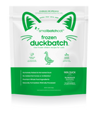 Small Batch - Frozen Duck Batch Sliders - Raw Cat Food - 3 lb (Local Delivery Only)
