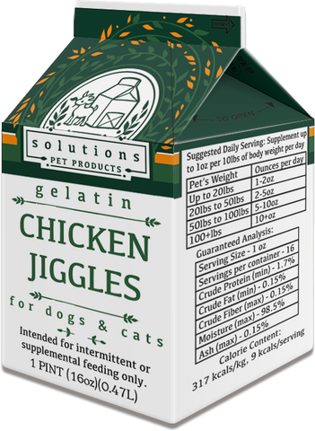 Solutions Pet Products - Frozen Chicken Jiggles (Local Delivery Only)
