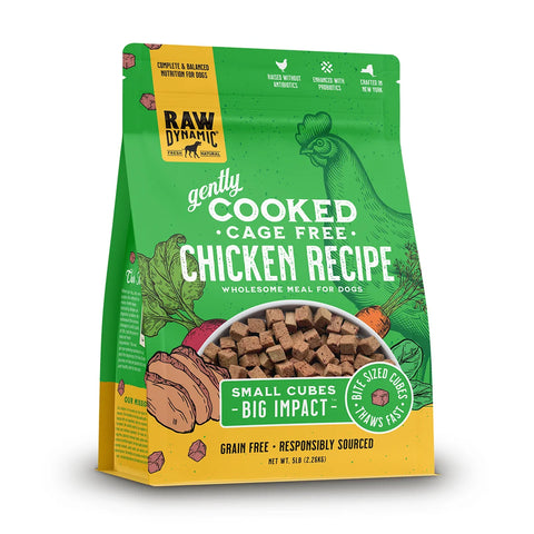 Raw Dynamic - Gently Cooked Cage-Free Chicken - Gently Cooked Dog Food - 2.5 lbs (Local Delivery Only)