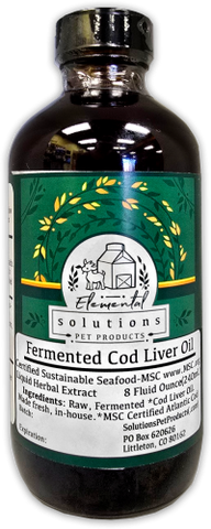 Solutions - Fermented Cod Liver Oil 8oz