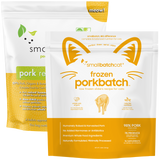 Small Batch - Frozen Pork Batch Sliders - Raw Cat Food - 3 lb (Local Delivery Only)