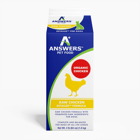 Answers - Detailed Chicken - Raw Dog Food - Various Sizes (Local Delivery Only)