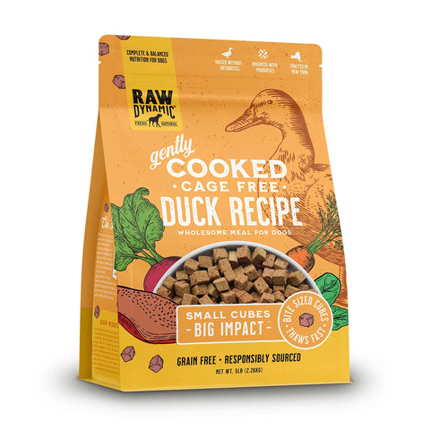 Raw Dynamic - Gently Cooked Cage-Free Duck - Gently Cooked Dog Food - 2.5 lbs (Local Delivery Only)