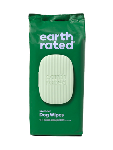 Earth Rated - Plant-Based Dog Grooming Wipes Lavender Scented