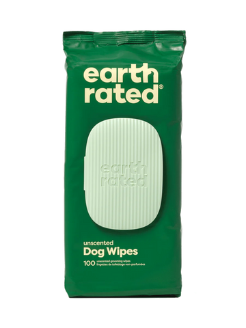 Earth Rated - Plant-Based Dog Grooming Wipes Unscented