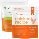 Small Batch - Chicken Sliders - Freeze-Dried Dog Food - Various Sizes