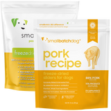 Small Batch - Pork Sliders - Freeze-Dried Dog Food - 14oz