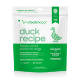 Small Batch - Duck Sliders - Freeze-Dried Dog Food - Various Sizes