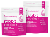 Small Batch - Frozen Rabbit Batch Sliders - Raw Dog Food - 3 lb (Local Delivery Only)