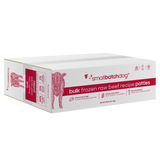 Small Batch - Frozen Raw Beef Patties - Raw Dog Food - 18 lb (Local Delivery Only)