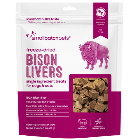 Small Batch - Freeze-Dried Bison Livers