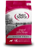 NutriSource - Seafood Select Salmon & Menhaden Fish Meal Recipe - Dry Dog Food - Various Sizes